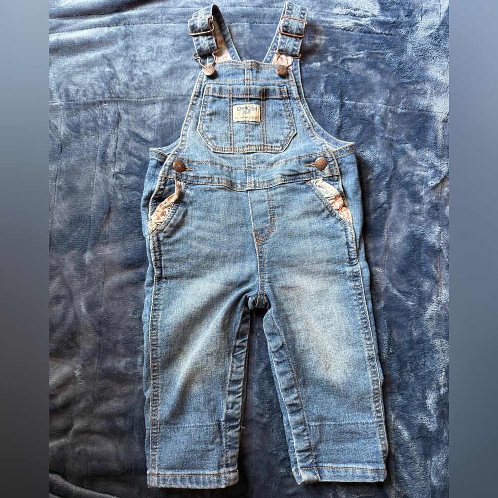 OshKosh B'gosh Toddler 12 months Denim Blue Overalls